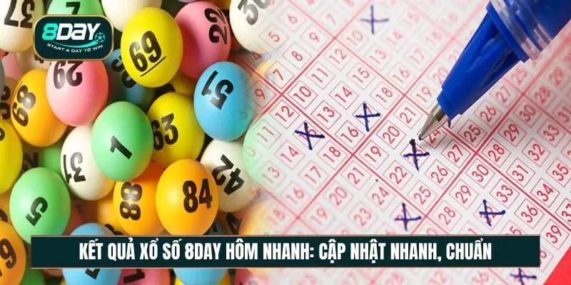 Kết quả xổ số 8DAY hôm nay cập nhật nhanh chóng và chuẩn xác