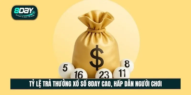 [Góc khám phá] Tỷ lệ trả thưởng xổ số 8DAY cao có gì hấp dẫn?