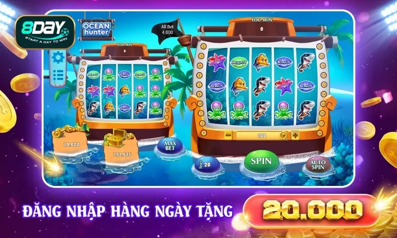 Đến với 8DAY để trải nghiệm nổ hũ với những phần thưởng cực lớn Đến với 8DAY để trải nghiệm nổ hũ với những phần thưởng cực lớn