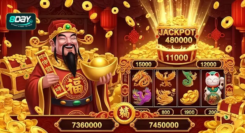 Kinh nghiệm săn Slot 8DAY jackpot khủng