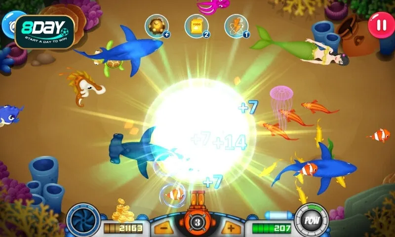 Sức hút khó cưỡng từ tựa game bắn cá ăn xu 8DAY